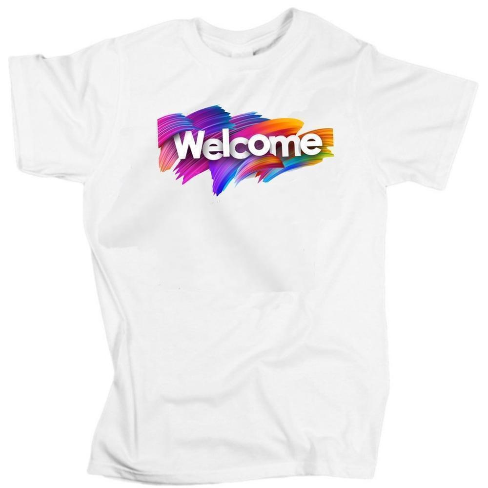 Welcome Simple Minimal Positivity Quote T-Shirt